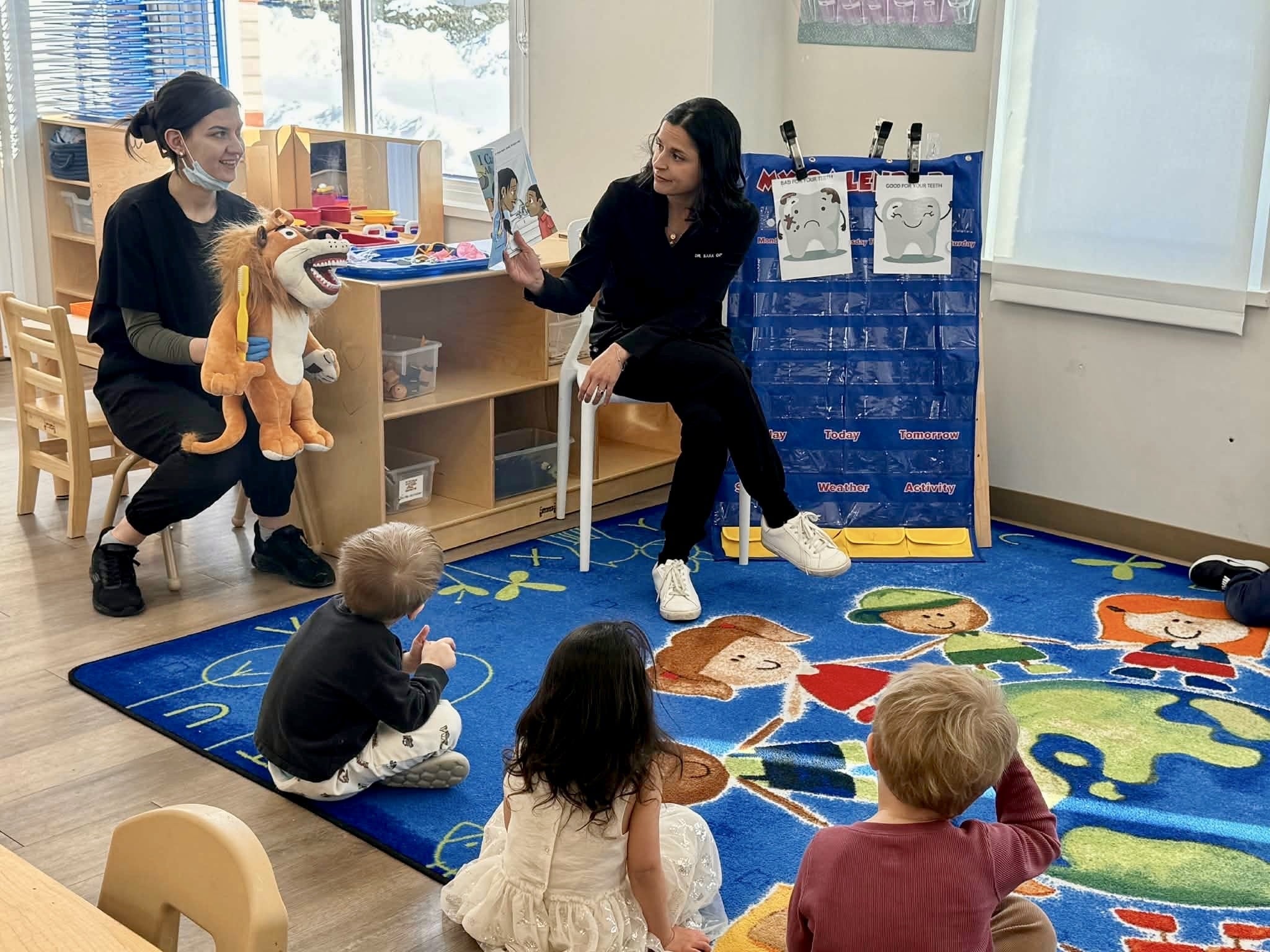 Dr. Kate Kiguradze and Dr. Sara Golkari at Darien Pediatric Dentistry